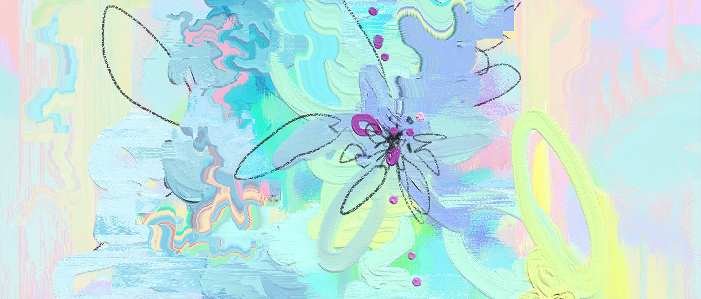 Glitched Abstracts banner